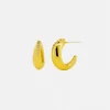 Jolie and Deen Ula Hoops - Gold< Earrings