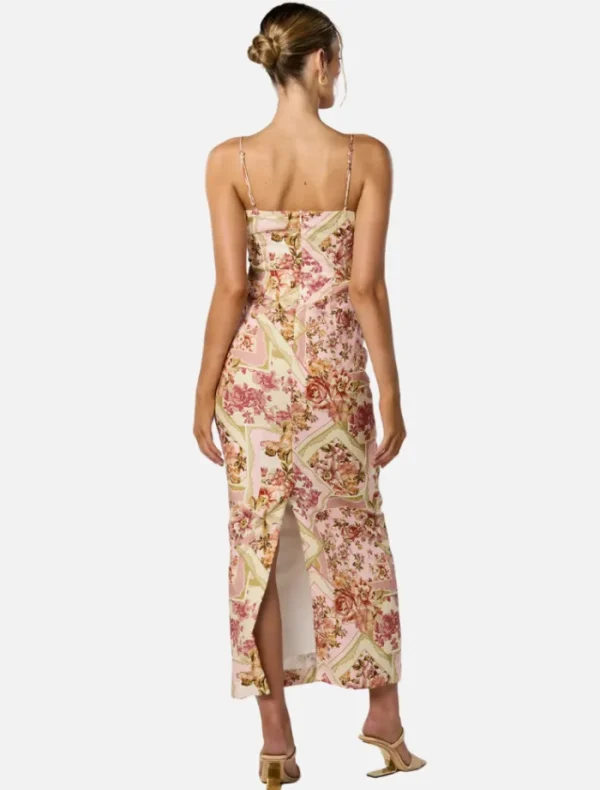 Winona Vaughn Midi Dress - Vintage Floral< Casual Dresses | Midi Dresses