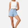 Abrand Venice Short Kendall - Light Vintage Blue< Casual Dresses | Tanks / Tees