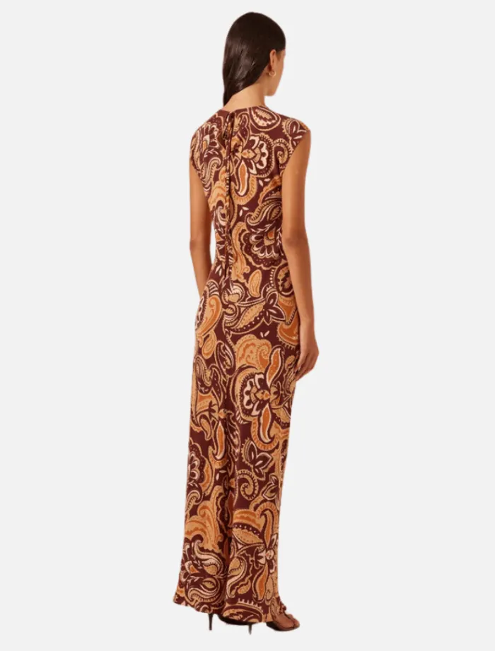 zahra_silk_side_split_max_4.webp Shona Joy Zahra Silk Side Split Maxi Dress - Burgundy/Multi< Casual Dresses | Mini Dresses